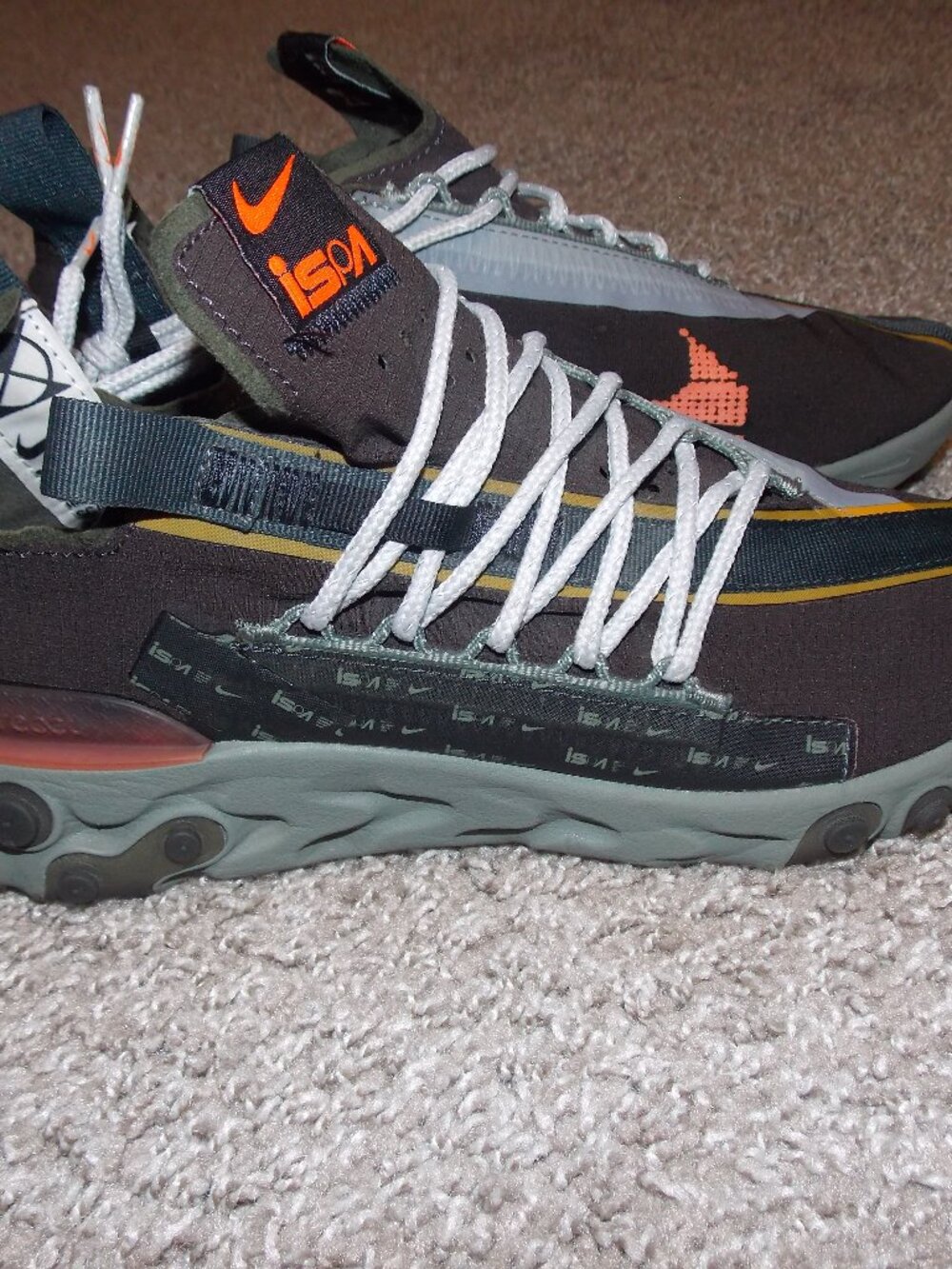 Nike React WR ISPA Ar8555 Size 6.5